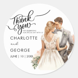 Adesivo Obrigado A Noiva Noiva De Casamento De Noite De Co