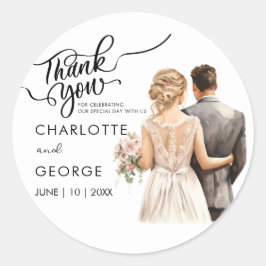 Adesivo Obrigado A Noiva Noiva De Casamento De Noite De Co