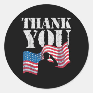 Adesivo Obrigado A Nossa Bandeira Patriótica Soldado Memor