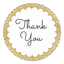 Obrigado A Vintage Com Vinhagens Douradas Personal