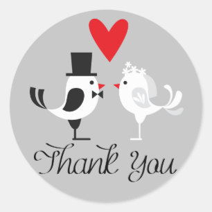 Adesivo Obrigado Amores Cinzas De Casamento