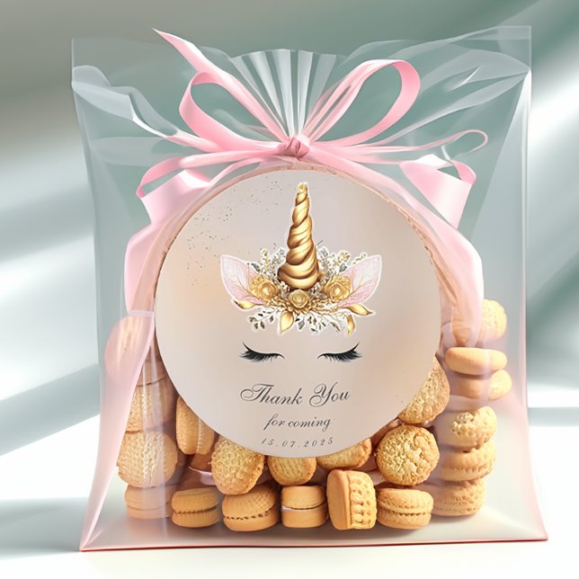 Adesivo Obrigado Aniversário Clássico Redondo (Criador carregado)