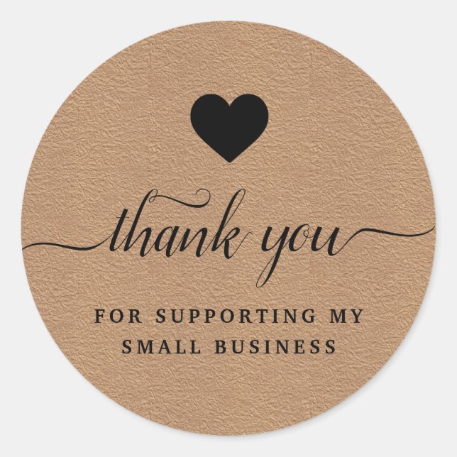 Adesivo Obrigado artesanato selando o clássico bastão redo (Frente)