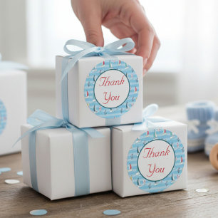 Adesivo Obrigado Barco à Vela Náutico