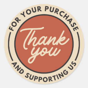 Adesivo Obrigado Beige Red