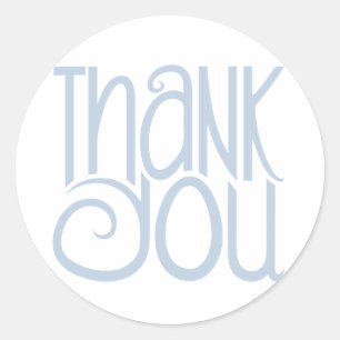 Adesivo Obrigado Blue Sticker