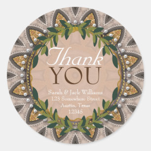 Adesivo Obrigado bonito do louro do girassol do brilho do