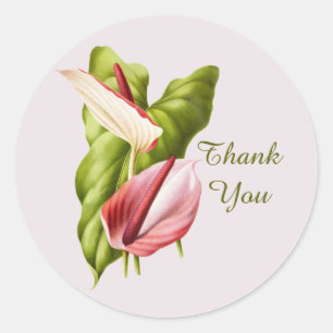 Adesivo Obrigado bonito, flores