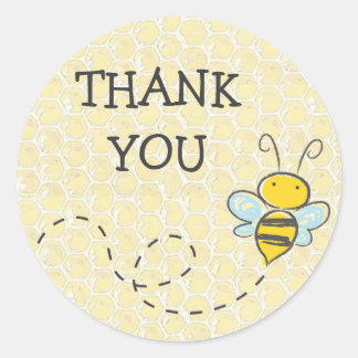 Adesivo Obrigado Bumble Bee Sticker