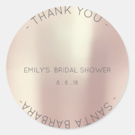 Adesivo Obrigado, Chá de panela Rosa Rosa Rosa Rosa Pinche