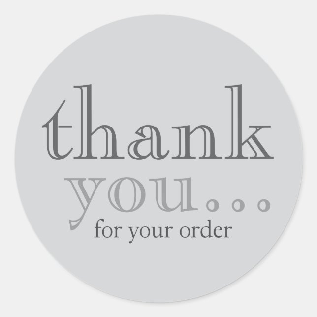 Adesivo Obrigado Cliente Comercial (Frente)