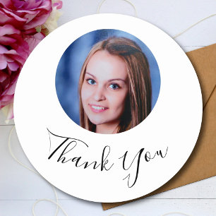 Adesivo Obrigado com Foto Personalizada