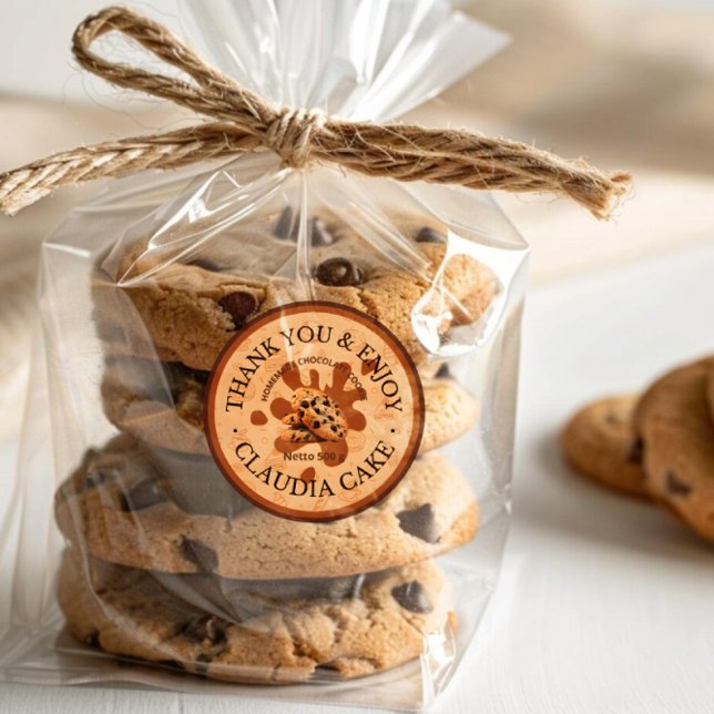 Adesivo Obrigado Comida de negócios (Criador carregado)