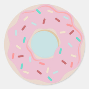 Adesivo OBRIGADO da celebração da ROSQUINHA VOCÊ etique
