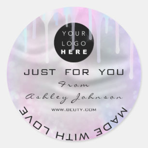 Adesivo Obrigado de brilho Logotipo Hológrafo de Drives d