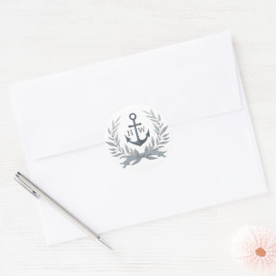 Adesivo Obrigado de casamento da cinza costeira