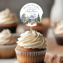 Adesivo Obrigado de Chá de fraldas do Urso de Montanha Rus