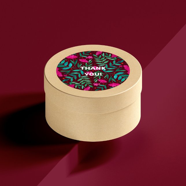 Adesivo Obrigado de jardim mágico (Criador carregado)