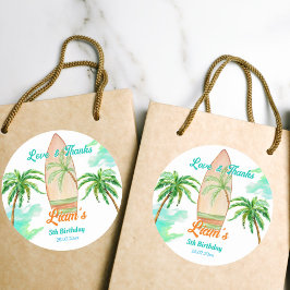 Adesivo Obrigado de surfe você favorece o mar de praia no 