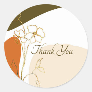 Adesivo Obrigado de tinta abstrato moderna, seu clássico 