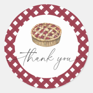 Adesivo Obrigado de torta de água