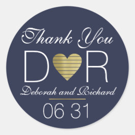 Adesivo obrigado de você. Amo o coração.