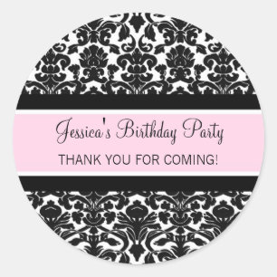 Adesivo Obrigado do aniversário você favor conhecido feito