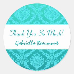 Adesivo Obrigado do chá de panela você damasco V33 do Aq