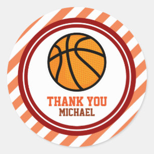 Adesivo Obrigado do esporte de All Star do basquetebol