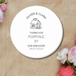 Adesivo Obrigado do Partido do Aquecimento Doméstico você 