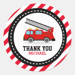 Adesivo Obrigado do partido do caminhão da viatura de