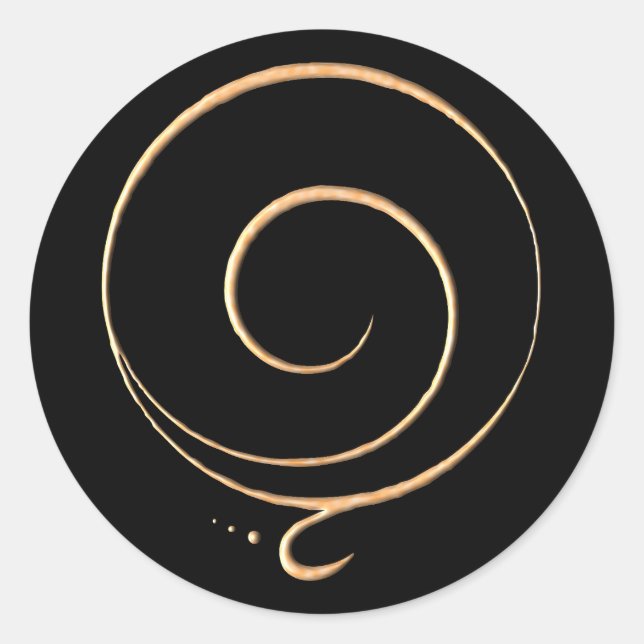 Adesivo Obrigado Dourado (Frente)