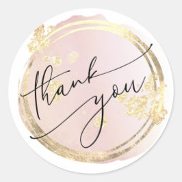 Adesivo obrigado elegante do selo do envelope