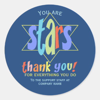 Adesivo Obrigado Empresa Do Grupo De Funcionarios