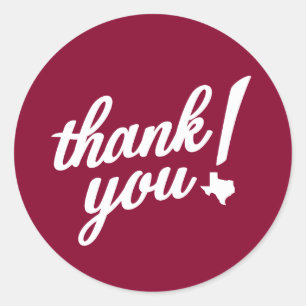 Adesivo Obrigado Estilo Texas!