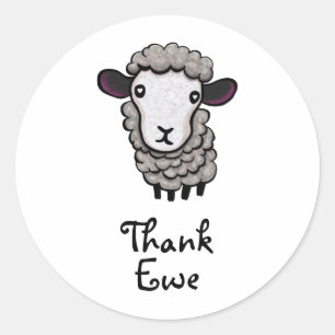 Adesivo Obrigado Ewe