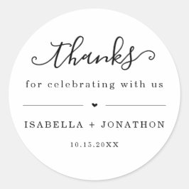 Adesivo Obrigado Favor Sticker