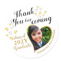 Obrigado Festa de Formatura Branco Dourado Preto F