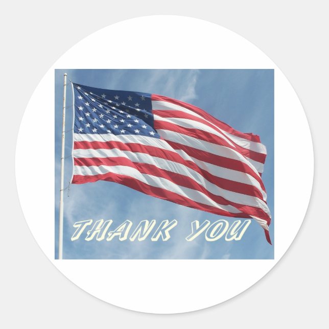 Adesivo Obrigado Flag Sticker (Frente)