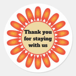 Adesivo Obrigado, Frota De Aluguel De Férias