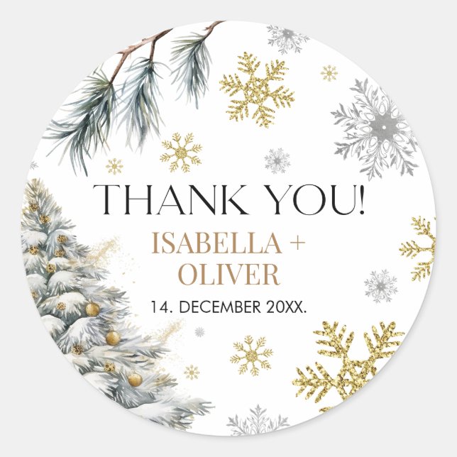 Adesivo Obrigado Inverno  (Frente)