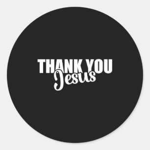 Adesivo Obrigado Jesus Fé Baseada no Cristianismo Bíblia G