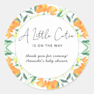 Adesivo Obrigado Laranjas