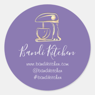 Adesivo Obrigado Logotipo Cozinhar Cozinha Padaria Dourada