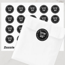 Obrigado Logotipo Personalizado Black Small Busine