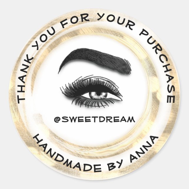 Adesivo Obrigado Makeup Artista Lash Cleaner Cinza Branco  (Frente)