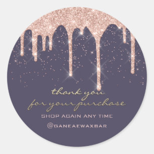 Adesivo Obrigado Pela Sua Compras De Venda Personalizada