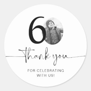 Adesivo Obrigado pelo 60º Aniversário Foto