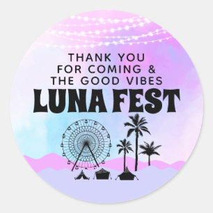 Adesivo Obrigado pelo Blue and Purple Music Festival