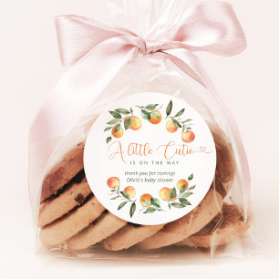 Adesivo Obrigado pelo chá de bebê do pequeno lindo